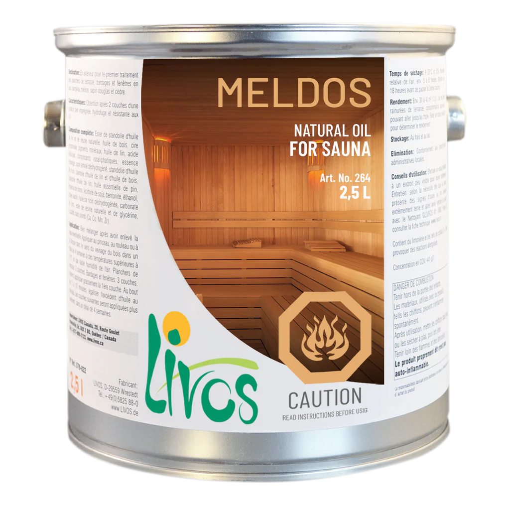 Óleo Protetor Natural para Interior de Sauna 2,5L